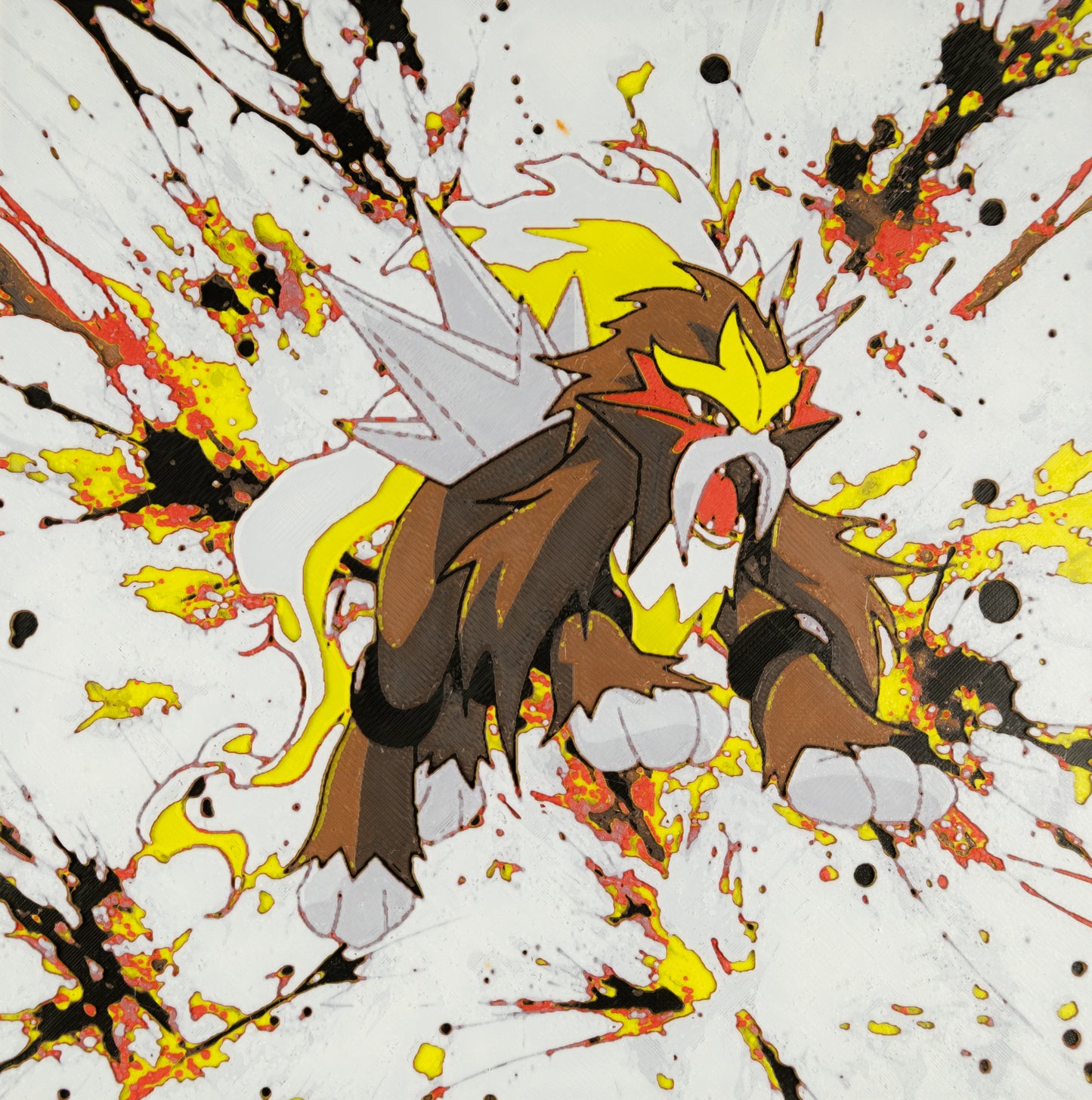 #0244 Entei Hueforge