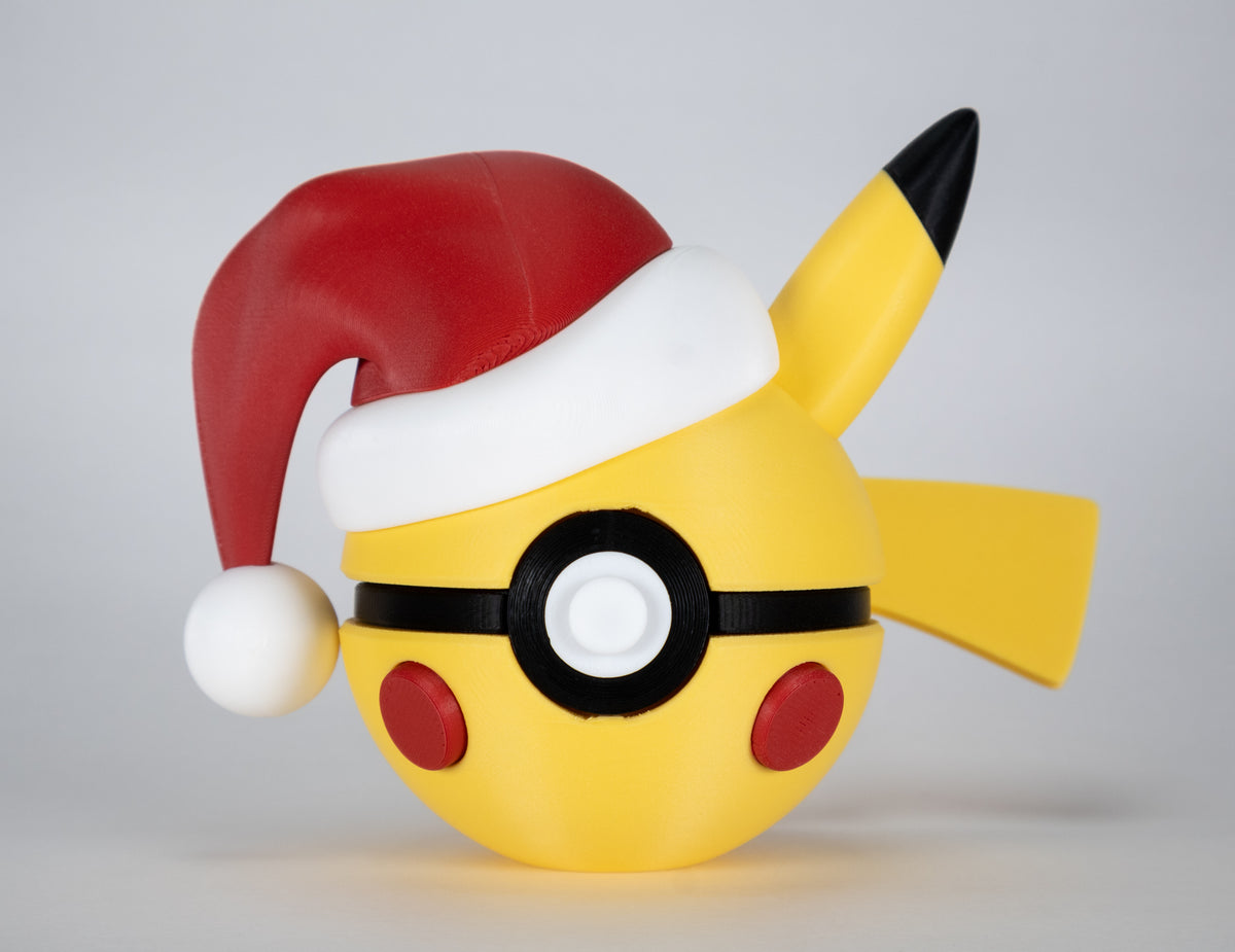 #0025 Christmas Pikachu Character Ball