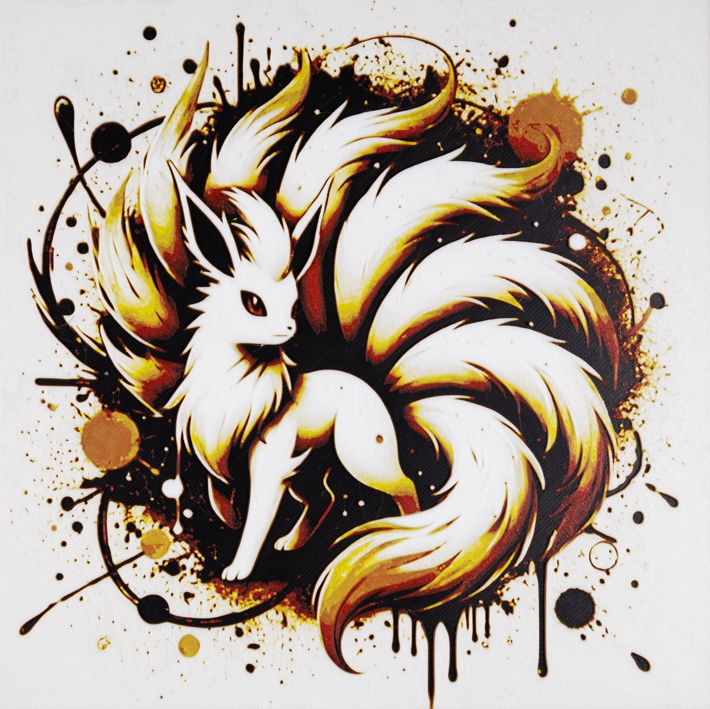 #0038 Ninetails Hueforge